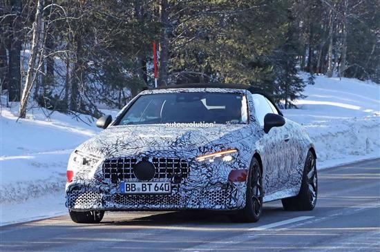 或将2024年亮相 AMG CLE 63敞篷版谍照曝光